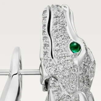 Faune Et Flore De Cartier Earrings, Paved