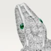 Faune Et Flore De Cartier Earrings, Paved