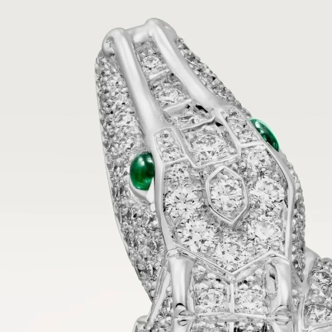 Faune Et Flore De Cartier Earrings, Paved