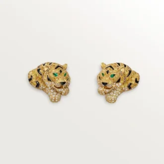 Faune Et Flore De Cartier Earrings, Yellow, Orange and Brown Diamonds, Paved