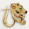 Faune Et Flore De Cartier Earrings, Yellow, Orange and Brown Diamonds, Paved