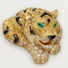 Faune Et Flore De Cartier Earrings, Yellow, Orange and Brown Diamonds, Paved