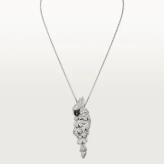 Faune Et Flore De Cartier Necklace, Paved
