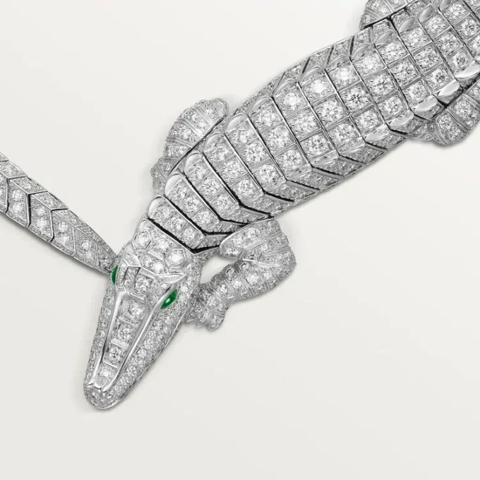 Faune Et Flore De Cartier Necklace, Paved Faune Et Flore De Cartier Necklace, Paved
