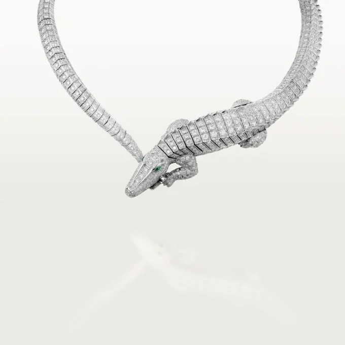 Faune Et Flore De Cartier Necklace, Paved Faune Et Flore De Cartier Necklace, Paved