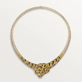 Faune Et Flore De Cartier Necklace, Yellow, Orange and Brown Diamonds, Paved