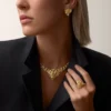 Faune Et Flore De Cartier Necklace, Yellow, Orange and Brown Diamonds, Paved Faune Et Flore De Cartier Necklace, Yellow, Orange and Brown Diamonds, Paved