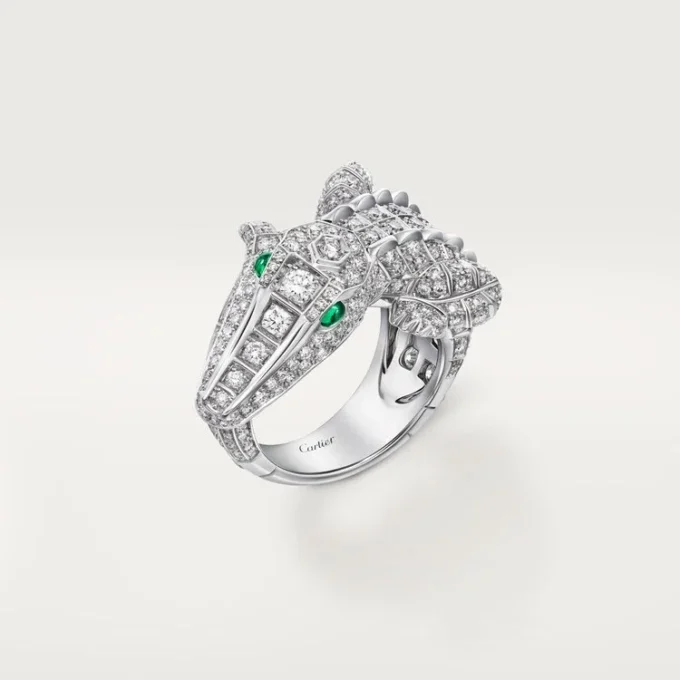 Faune Et Flore De Cartier Ring, Paved
