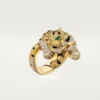 Faune Et Flore De Cartier Ring, Yellow, Orange and Brown Diamonds, Paved Faune Et Flore De Cartier Ring, Yellow, Orange and Brown Diamonds, Paved