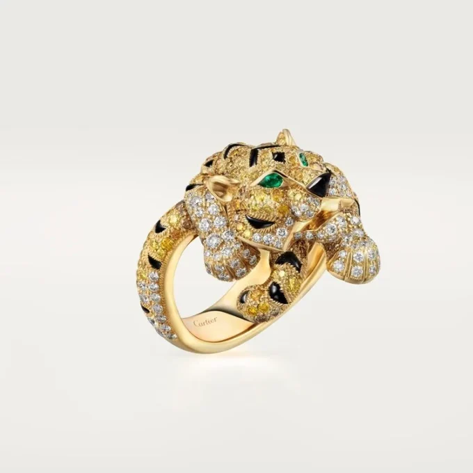 Faune Et Flore De Cartier Ring, Yellow, Orange and Brown Diamonds, Paved Faune Et Flore De Cartier Ring, Yellow, Orange and Brown Diamonds, Paved