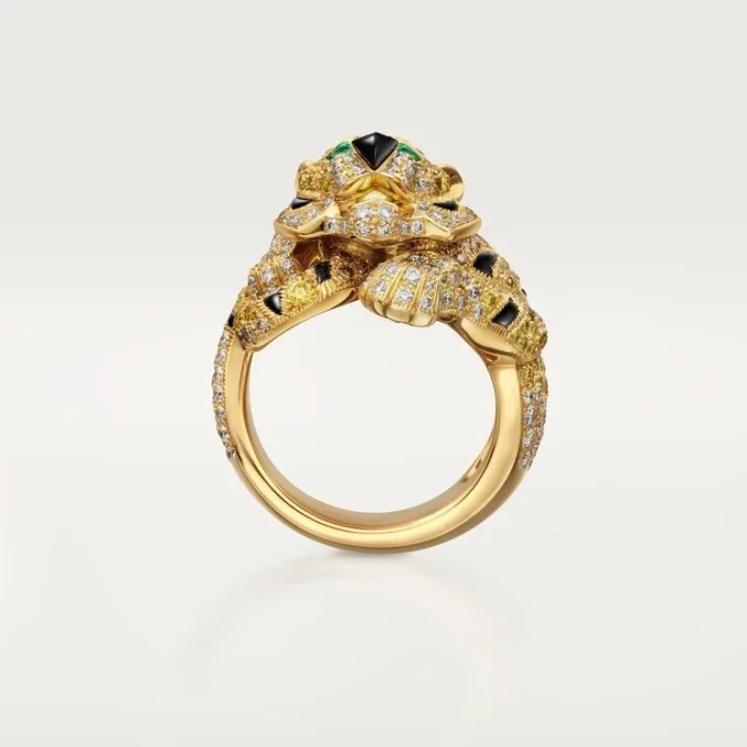 Faune Et Flore De Cartier Ring, Yellow, Orange and Brown Diamonds, Paved Faune Et Flore De Cartier Ring, Yellow, Orange and Brown Diamonds, Paved