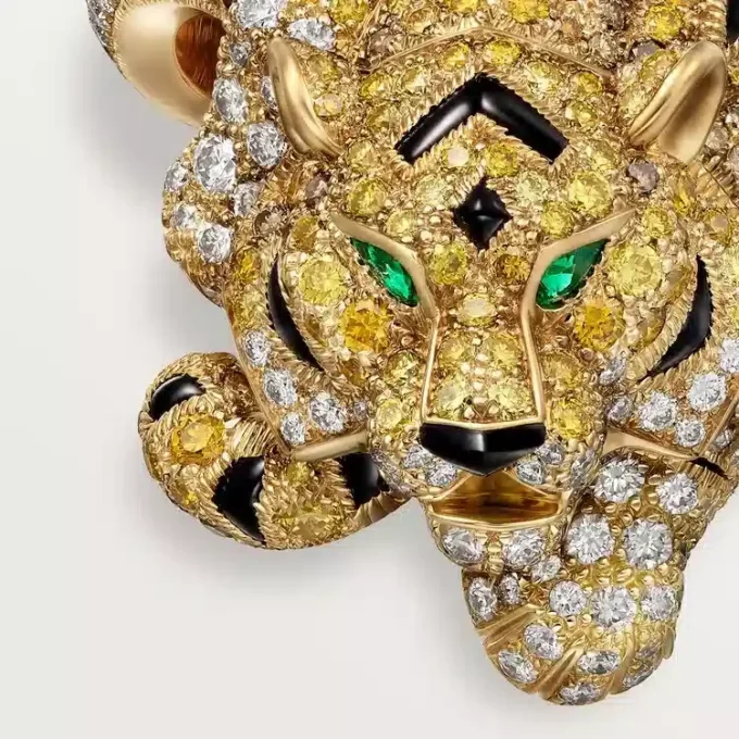 Faune Et Flore De Cartier Ring, Yellow, Orange and Brown Diamonds, Paved Faune Et Flore De Cartier Ring, Yellow, Orange and Brown Diamonds, Paved