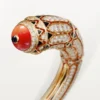 Geometrie & Contrastes Bracelet, Coral, Paved Geometrie & Contrastes Bracelet, Coral, Paved