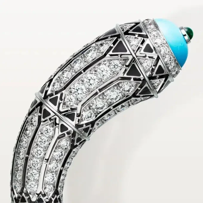 Geometrie & Contrastes Bracelet, Turquoise, Paved Geometrie & Contrastes Bracelet, Turquoise, Paved