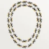 Geometrie & Contrastes Necklace, Onyx, Multi-Wear, Paved