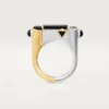Geometrie & Contrastes Ring, Onyx, Paved Geometrie & Contrastes Ring, Onyx, Paved