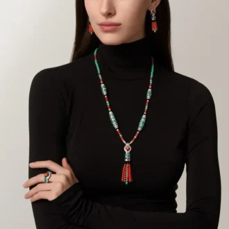 Geometry & Contrastes Necklace