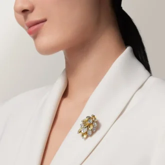 Grain De Cafe Brooch