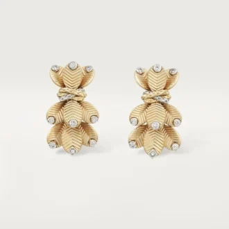 Grain De Cafe Earrings, Diamonds