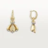 Grain De Cafe Earrings, Diamonds Grain De Cafe Earrings, Diamonds
