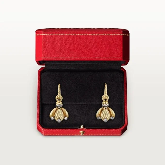 Grain De Cafe Earrings, Diamonds Grain De Cafe Earrings, Diamonds
