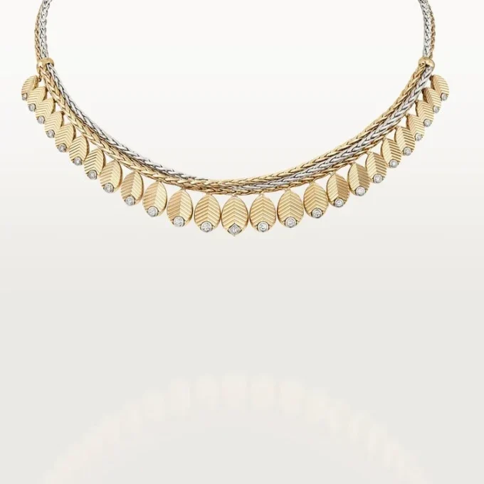 Grain De Cafe Necklace, Diamonds