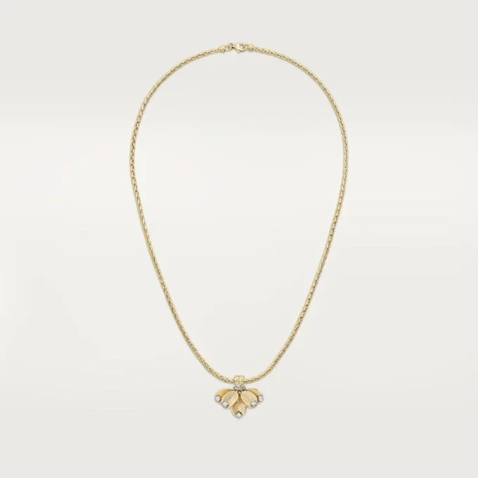 Grain De Cafe Necklace, Diamonds
