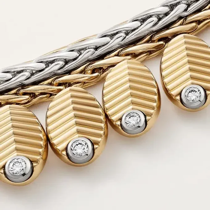 Grain De Cafe Necklace, Diamonds