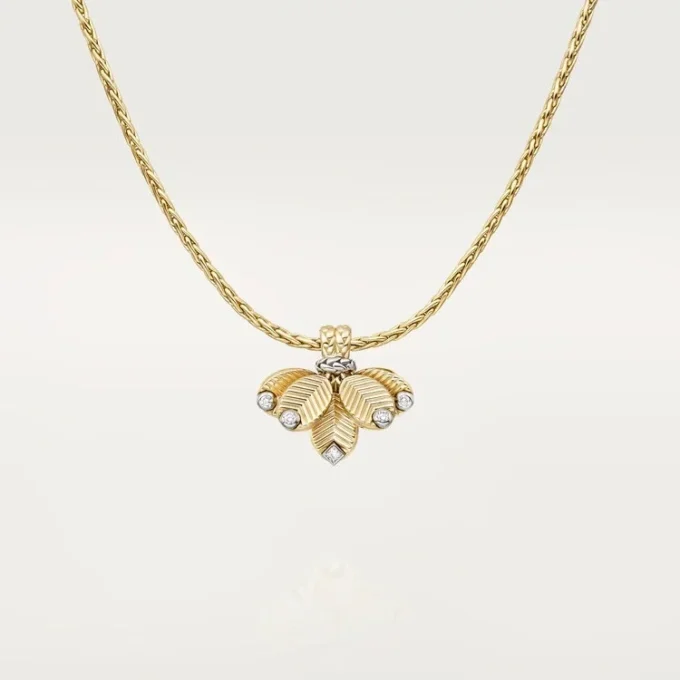 Grain De Cafe Necklace, Diamonds