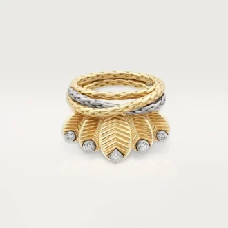 Grain De Cafe Ring, Diamonds