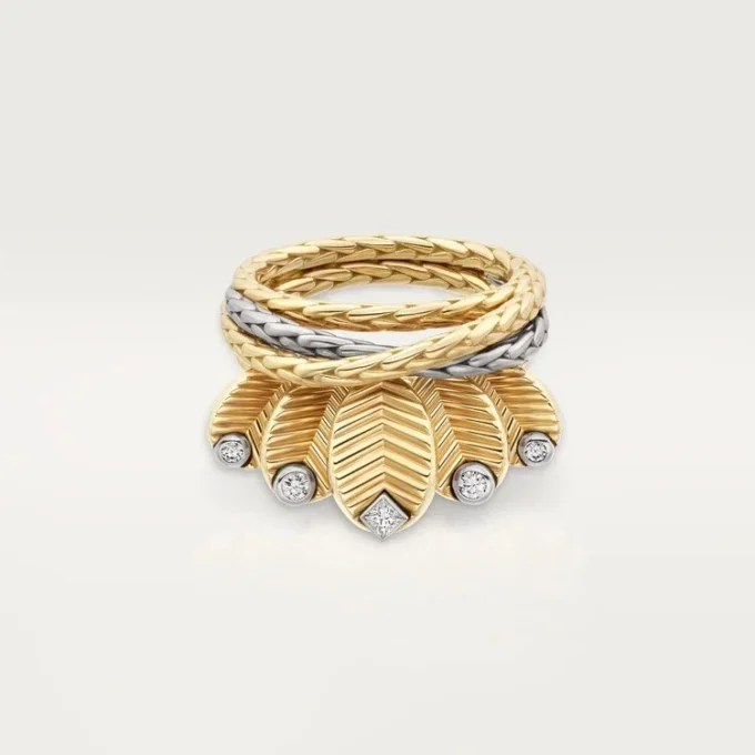 Grain De Cafe Ring, Diamonds Grain De Cafe Ring, Diamonds