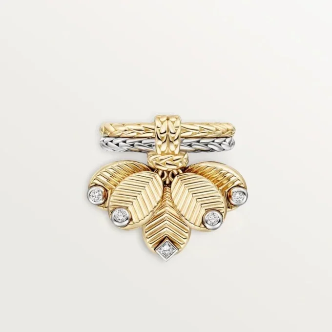 Grain De Cafe Ring, Diamonds Grain De Cafe Ring, Diamonds