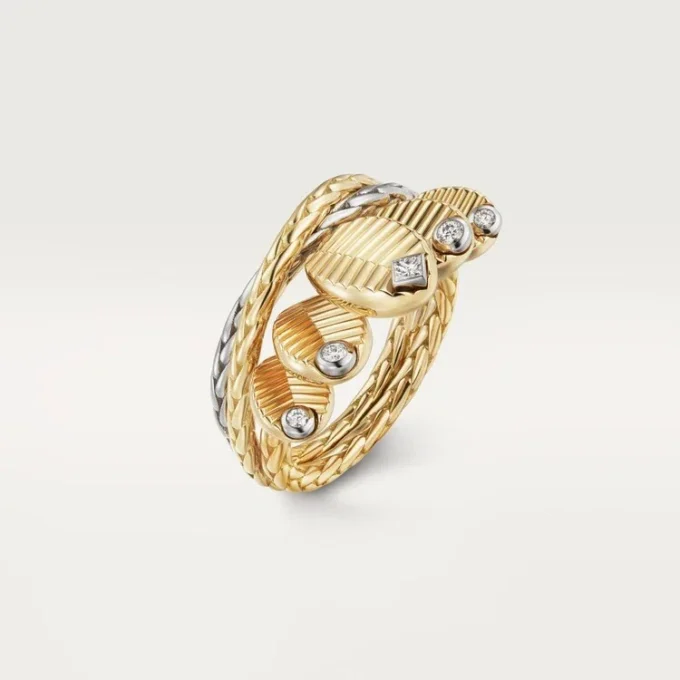 Grain De Cafe Ring, Diamonds Grain De Cafe Ring, Diamonds