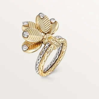 Grain De Cafe Ring, Diamonds