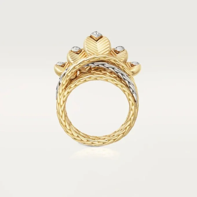 Grain De Cafe Ring, Diamonds Grain De Cafe Ring, Diamonds