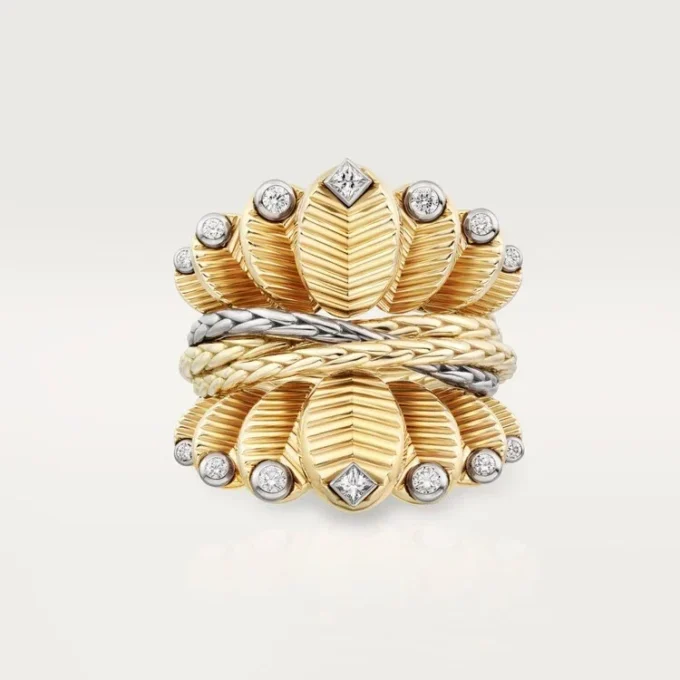 Grain De Cafe Ring, Diamonds Grain De Cafe Ring, Diamonds