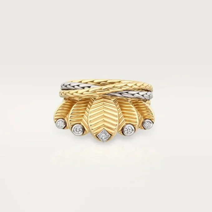 Grain De Cafe Ring, Diamonds Grain De Cafe Ring, Diamonds