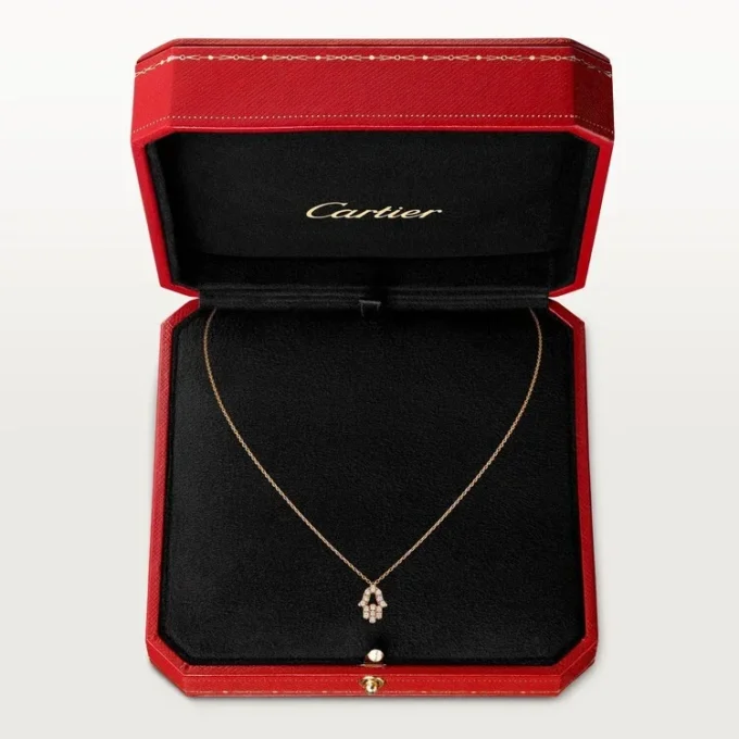 Hearts and Symbols Pendant – Pink Gold, Diamonds – Cartier Hearts and Symbols Pendant – Pink Gold, Diamonds – Cartier