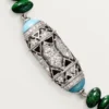 High Jewelry Necklace – White Gold, Chalcedony, Skarn, Turquoise, Black Lacquer, Diamonds – Cartier