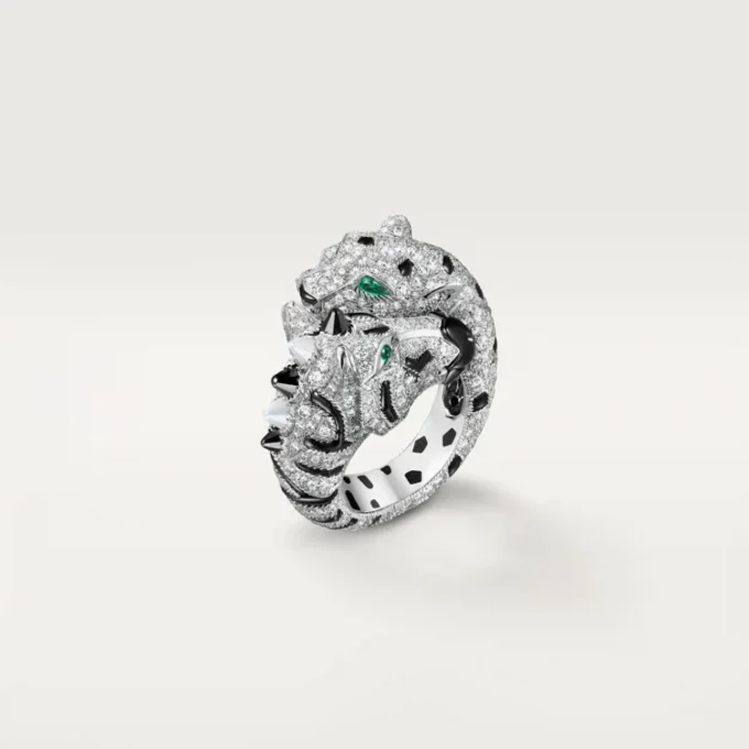 Indomptables De Cartier Ring, Paved Indomptables De Cartier Ring, Paved