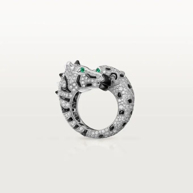 Indomptables De Cartier Ring, Paved Indomptables De Cartier Ring, Paved