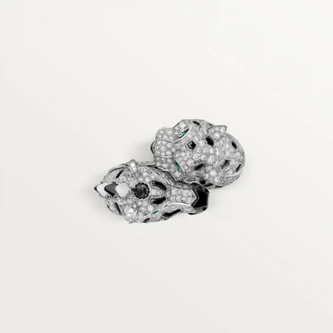 Indomptables De Cartier Ring, Paved Indomptables De Cartier Ring, Paved