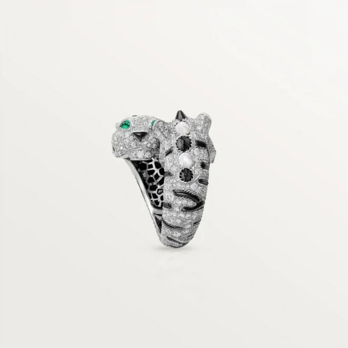 Indomptables De Cartier Ring, Paved Indomptables De Cartier Ring, Paved