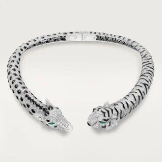 Indomptables De Cartier Torque Necklace, Paved