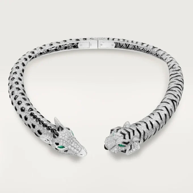 Indomptables De Cartier Torque Necklace, Paved