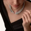 Indomptables De Cartier Torque Necklace, Paved