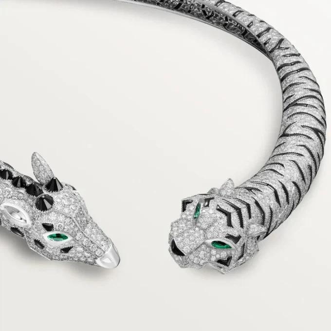 Indomptables De Cartier Torque Necklace, Paved