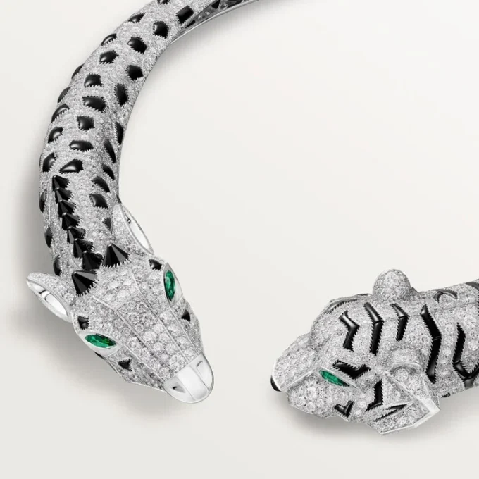 Indomptables De Cartier Torque Necklace, Paved