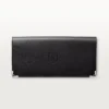 International Wallet with Gussets, Must De Cartier – Black Calfskin, Stainless Steel Finish – Cartier International Wallet with Gussets, Must De Cartier – Black Calfskin, Stainless Steel Finish – Cartier