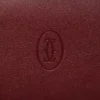 International Wallet with Gussets, Must De Cartier – Burgundy Calfskin, Golden Finish – Cartier International Wallet with Gussets, Must De Cartier – Burgundy Calfskin, Golden Finish – Cartier